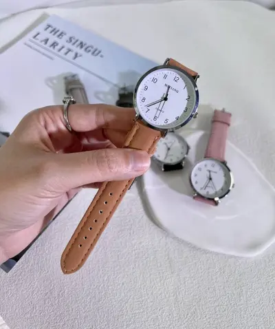 Erkekler ve kadınlar için sınavlara özel saatler, ortaokul ve lise öğrencileri, memurlar için uygun, sade, sessiz, modaya uygun, üniversiteye giriş sınavı için elektronik kuvars saat. - 10