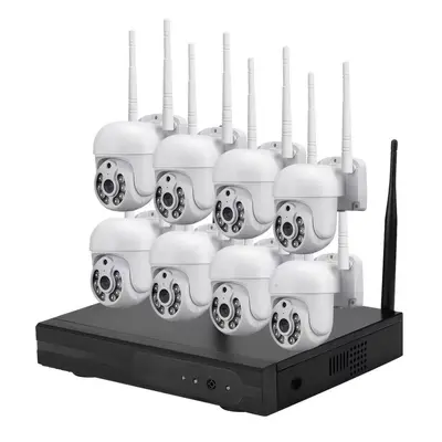 Kablosuz wifi PTZ CCTV Kamera Kiti kablosuz dome güvenlik kamera seti