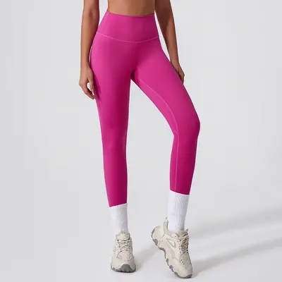 Women's Seamless High-Waist Peach Butt Yoga Pants, Quick-Dry