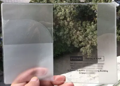Pvc buzlu şeffaf Kore pasaportu pasaport kapağı hazır belge kapağı su geçirmez buzlu seyahat çok fonksiyonlu klip üreticisi - 11