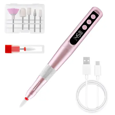 Tragbare elektrische Nagelfräse, 45000 U/min - 8