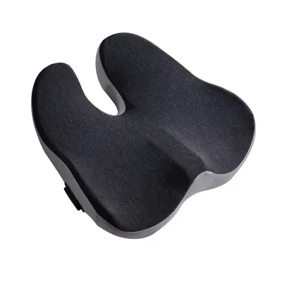 Memory Foam Office Seat Cushion with Hip and Lumbar Support