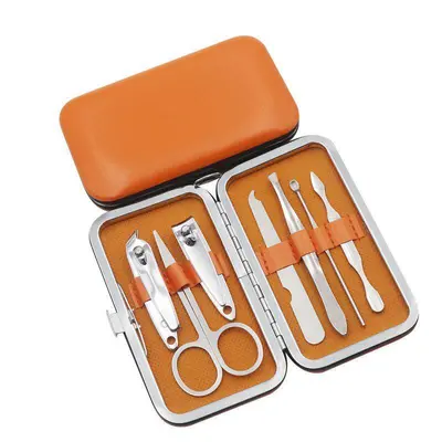 Tırnak makası 7 parçalı set, manikür alet seti, tırnak makası manikür seti, tırnak makası, güzellik seti - 13