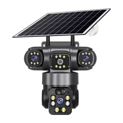 4G solar camera, triple lens night vision wireless - 7