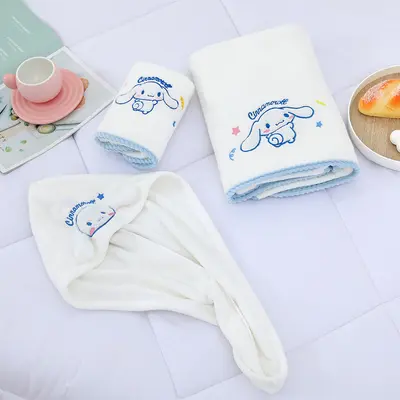Banyo havlu seti, mercan polar, 2 veya 3 parça - 4