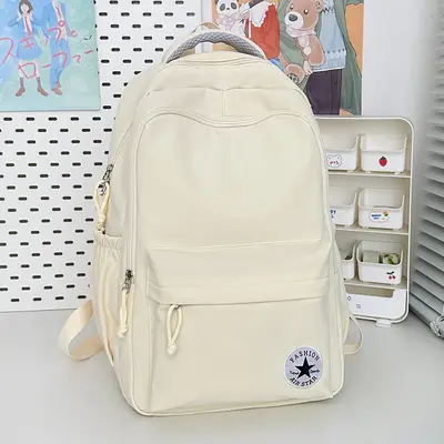 Korean-Style Women's Schoolbag, Lightweight Backpack for High School Students - 7