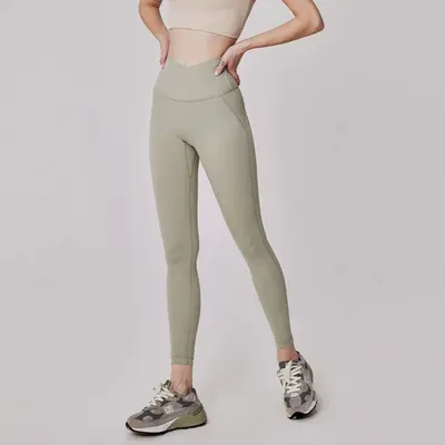 Women's high-waist shaping yoga leggings - 9
