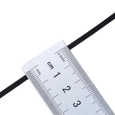 4 cm Flat Elastic Band for Woven Waistbands, 3 mm, 10 m - 6