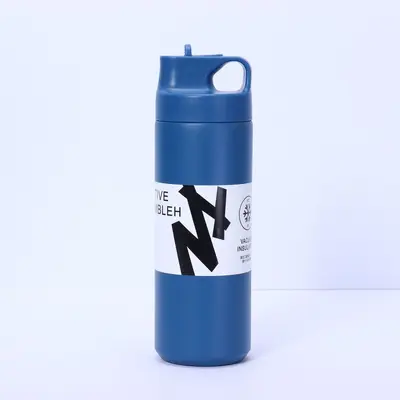 Stainless steel sports water bottle wide-mouth large capacity - 10