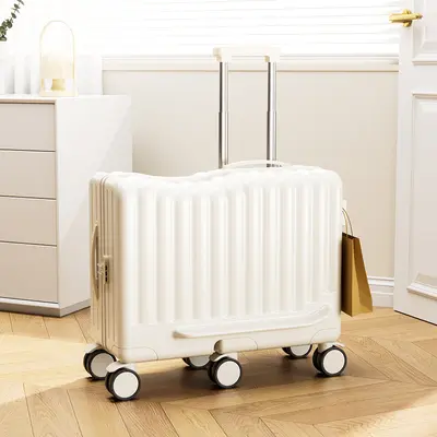 20-Inch Kids Ride-On Carry-On Suitcase, Combination Lock, 6 Wheels - 8