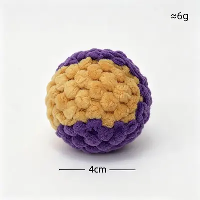 Cat Toy Ball, Self-Play Squeaky, Bite and Scratch Resistant - 10