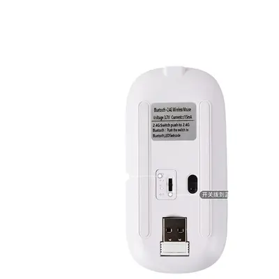 Fabrika çıkışlı, Apple Huawei Bluetooth çift modlu üç modlu 5.0 sessiz 2.4g kablosuz şarjlı mouse için uygun.