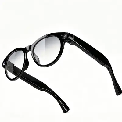 跨境AI智能眼镜抖音TK直播摄像头翻译识别智能眼镜Smart glasses - 6