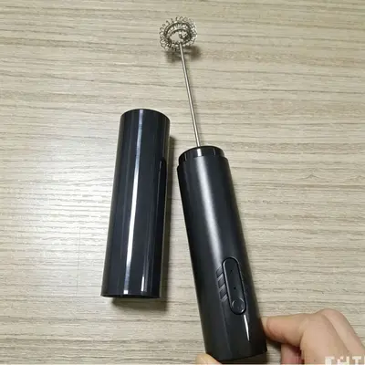 Üretici Yeni Model Elektrikli Çırpıcı Köpük Makinesi Yumurta Karıştırıcı El Tipi Kahve Süt Tozu Mikseri Toz Kapağı ile Süt Köpüğü Makinesi - 5