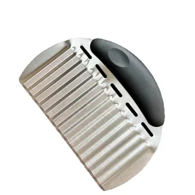 Edelstahl-Kartoffelschneider, gewellter Gemüseschneider - 6