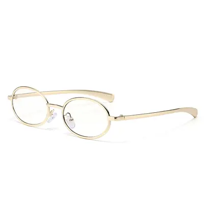 2026 Small Frame Metal Oval Sunglasses, Retro, UV Protection, Unisex - 7