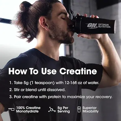 Micronized Creatine Monohydrate and Lactalbumin Powder, Original Flavor - 5