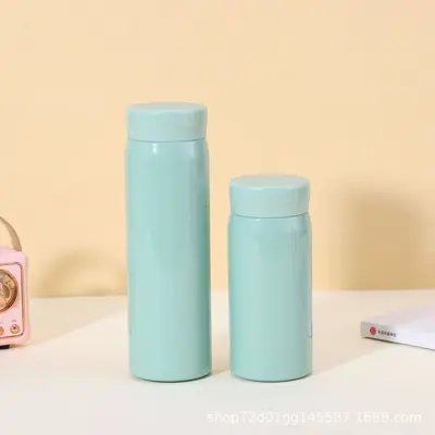 304 Stainless Steel Mini Thermos Cup, Solid Color, Pocket Size - 10