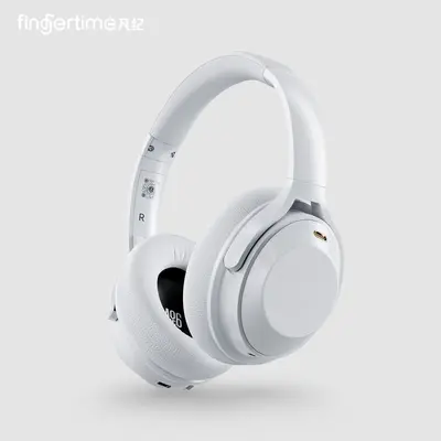 Fingertime auf dem Kopf montierte ANC aktive Geräuschunterdrückung Bluetooth-Kopfhörer A06 kabellose Bluetooth-Kopfhörer Fabrik Großhandel - 9