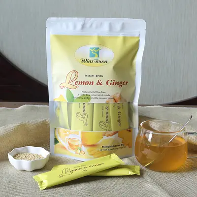 Lemon Ginger Tea Instant Granules - 4
