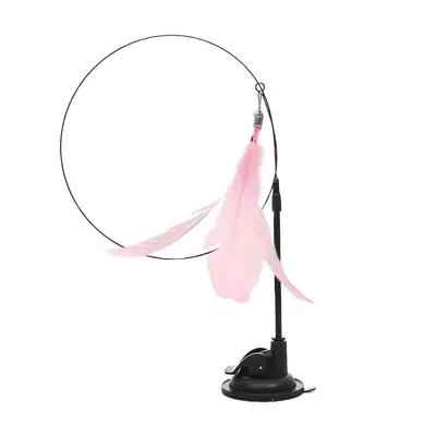Suction Cup Cat Teaser Wand with Bell, for Kittens, Pack of 1 - 10