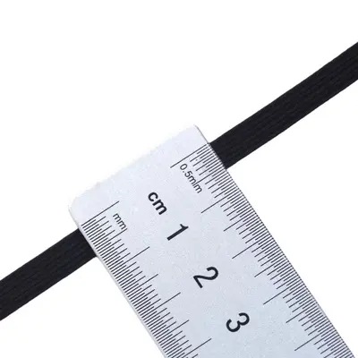 4 cm Flat Elastic Band for Woven Waistbands, 3 mm, 10 m - 10