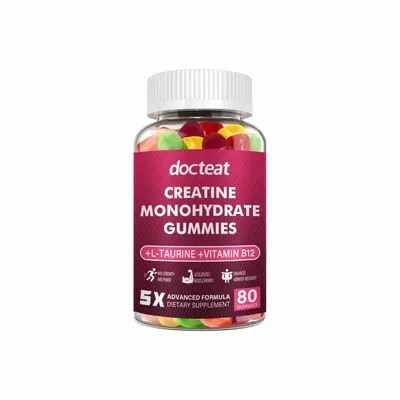Docteat Creatine Gummies Post-Workout Energy Sports Nutrition Supplement - 6