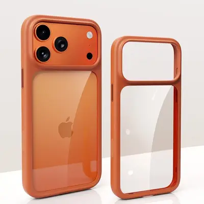 iPhone 18 Pro Max için AI tuşlu şeffaf manyetik telefon kılıfı - 12