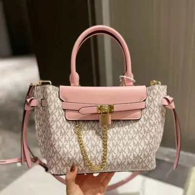 M Leather Shoulder Bag Multicolor Print Women's Crossbody Bag - 11