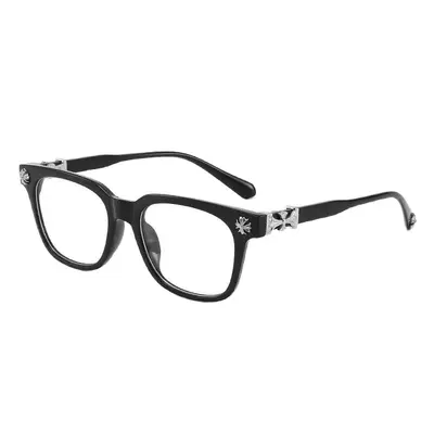 Square Frame Blue Light Blocking Glasses, Plain Lens, Unisex Classic Style - 6