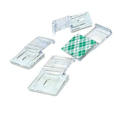 Bir adet gönder delikli olmayan kablolu sabit klips led şerit özel sabit cihaz kendinden yapışkanlı kablolu klips 12mm led şerit kablolu klemens