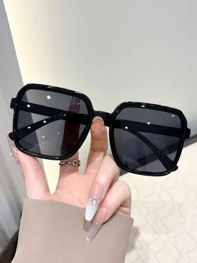 Women's Square Large-Frame Sunglasses, UV Protection, 6-Piece Set - 11
