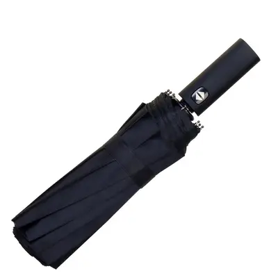 Three-Fold Umbrella, Black Coating, Sun Protection, Wind-Resistant