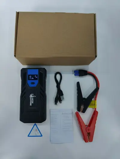 Car Emergency Jump Starter Power Bank, High Capacity - 7