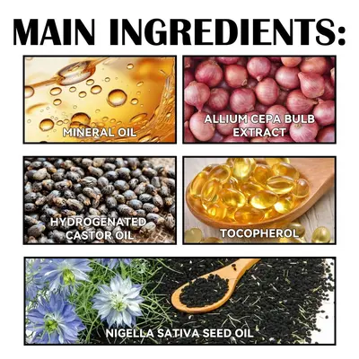 EELHOE red onion and black seed oil hair care oil