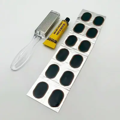Bisiklet ve motosiklet için lastik yama yapıştırıcısı ve tamir seti