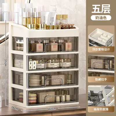 Geteilte transparente Kosmetik-Aufbewahrungsbox - 7