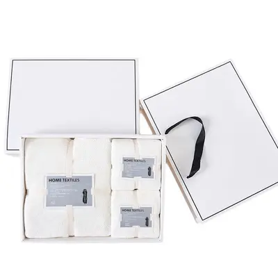 Korallenfleece-Handtuch-Set, Badetuch, 2-3-teilig, Geschenkbox