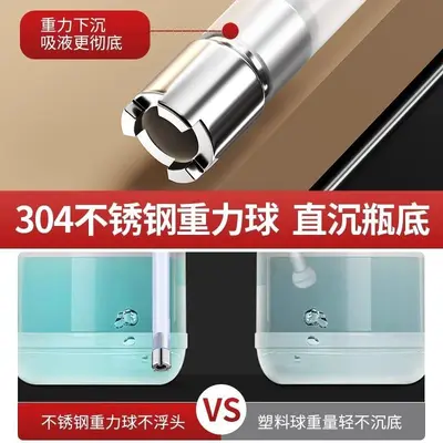 304 Stainless Steel Sink Soap Dispenser, Pump Detergent Dispenser - 4