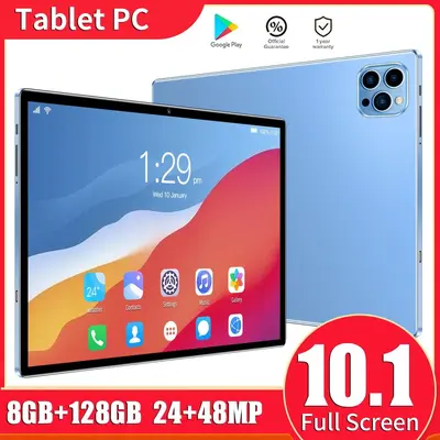 10.1 inç tablet bilgisayar, çift SIM kartlı, 5G tam şebeke destekli, akıllı öğrenme tableti, SIM kartlı, dış ticarete özel.