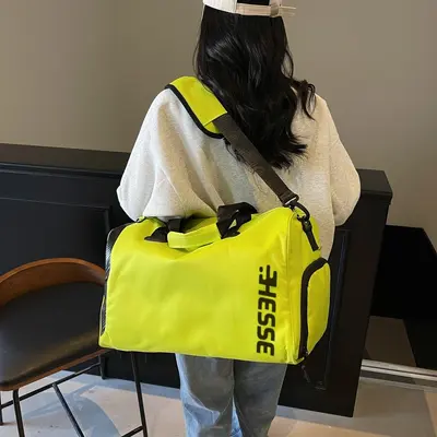Short-distance travel bag, large-capacity travel carry-on bag for men and women, dry and wet separation, sports cycling