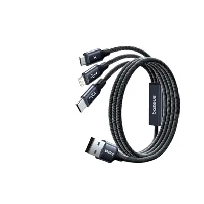Baseus Type-C 3-in-1 Ladekabel 3,5A, Apple/Huawei-kompatibel