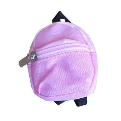 Mini Backpack Coin Purse Doll Change Backpack Polyester Oxford Cloth Coin Bag Book Bag Pendant Coin Pouch