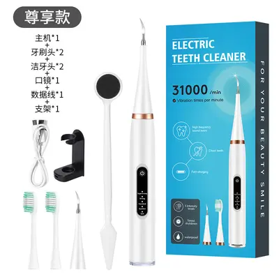 Ultraschall-Zahnreiniger mit elektrischer Zahnbürste 2-in-1 Set - 9
