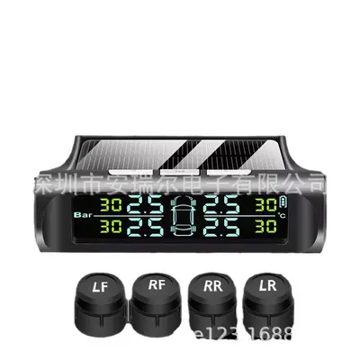 Güneş Lastik Basıncı Monitörü TPMS Lastik Basıncı İzleme Kablosuz Lastik Basıncı Araç Lastik Basıncı Sensörü