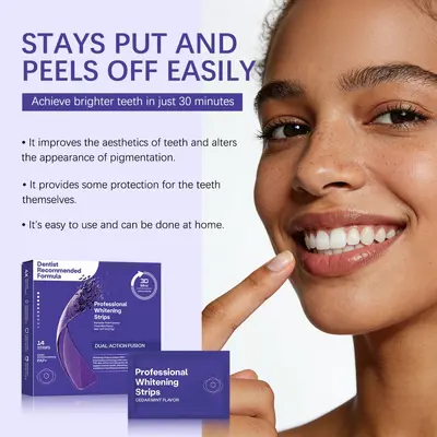 Disposable Teeth Whitening Strips, Yellow Stain Removal, Quick Results - 5