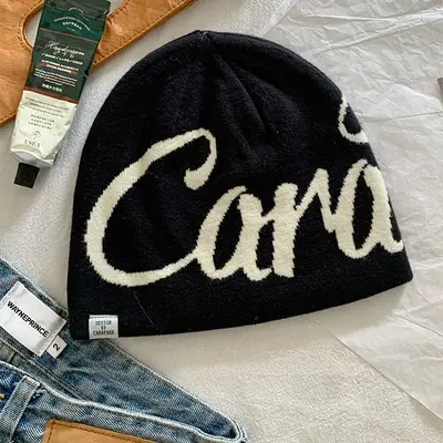 Jacquard Knit Beanie Hat for Women and Men, Autumn Winter, Warm - 7