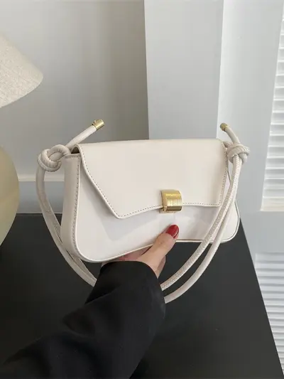Kadın Tek Omuz Çapraz Çanta, Minimalist Baget Çanta, Sonbahar Modeli - 3