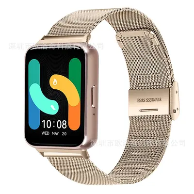 Milanese Mesh Strap for Samsung Galaxy Fit3, SM-R390, Stainless Steel Buckle - 10