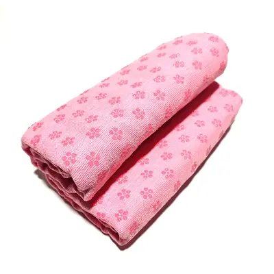 Microfiber Yoga Blanket, Non-Slip and Sweat-Absorbent, with Mesh Bag - 10